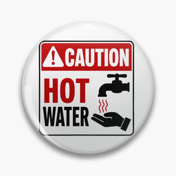 Item preview, Caution Hot Water designed and sold by Beluga Cat.