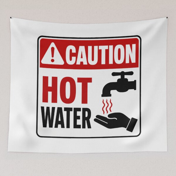 Item preview, Caution Hot Water designed and sold by Beluga Cat.
