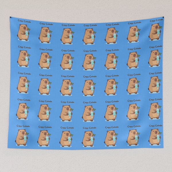 Item preview, Capy Colada – Cute Tropical Capybara designed and sold by BCapybara.