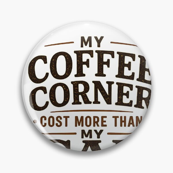 Item preview, My Coffee Corner Costs More Than My Car Shirt, Funny Coffee Lover Tee, Home Barista Gift, Espresso Lover Shirt designed and sold by greatmar1.