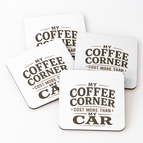 Item preview, My Coffee Corner Costs More Than My Car Shirt, Funny Coffee Lover Tee, Home Barista Gift, Espresso Lover Shirt designed and sold by greatmar1.