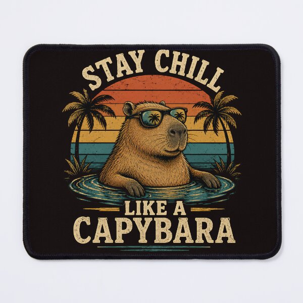 Item preview, Stay Chill like a Capybara funny Capybara for Capibara lovers designed and sold by 2catsDesigner.