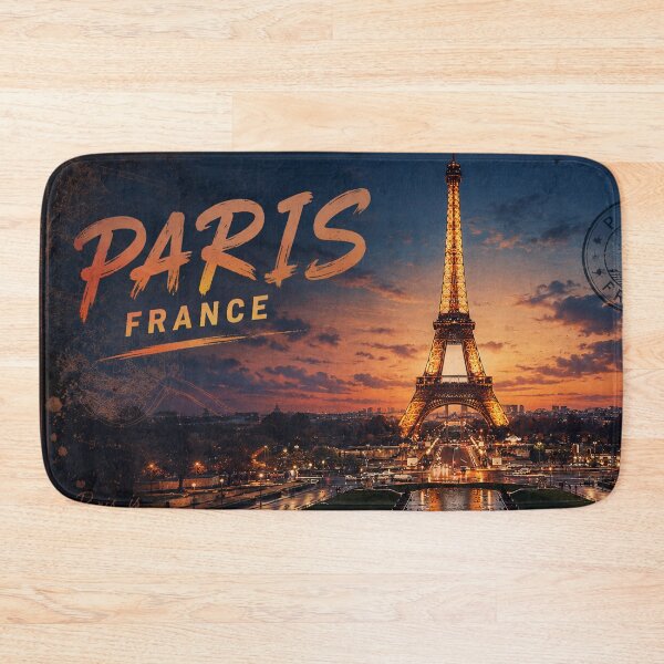 Item preview, Paris France Vintage Travel Landmark designed and sold by Fei Long Design Hub.