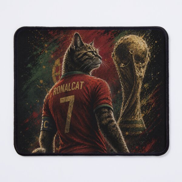 Item preview, Catiano 7 – Legendary Football Cat Champion designed and sold by BlackCat Vibe.