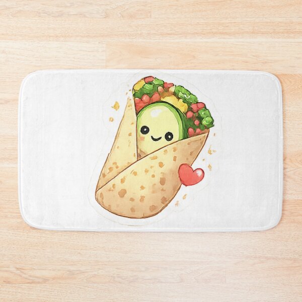 Item preview, Cute Avocado Burrito Taco designed and sold by Northline Creative.