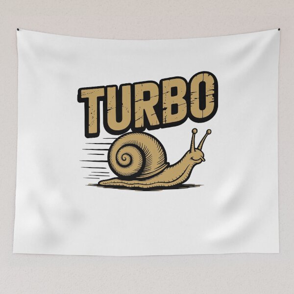 Item preview, Turbo Snail Funny Slow Runner Motivation For Procrastinators And Introverts designed and sold by yoddel.