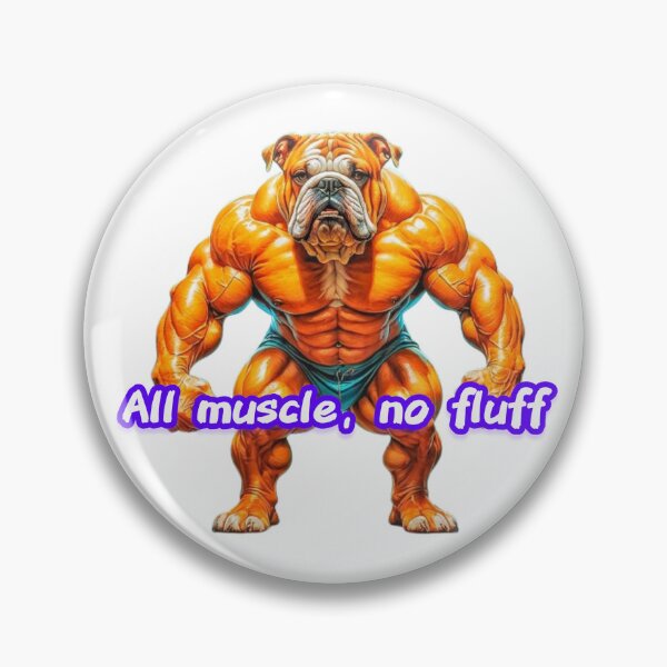Item preview, Muscular Bulldog Bodybuilder. All muscle, no fluff designed and sold by Magazinegallery.