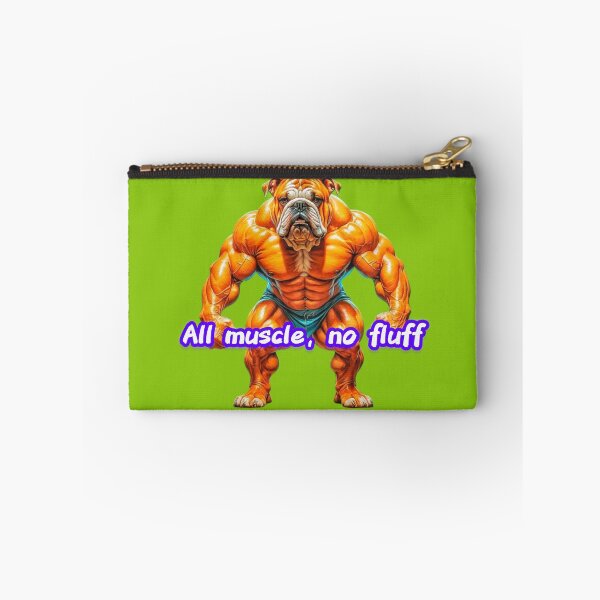 Artikelvorschau, Muskulöser Bulldoggen-Bodybuilder. Nur Muskeln, kein Schnickschnack. entworfen und verkauft von Magazinegallery.