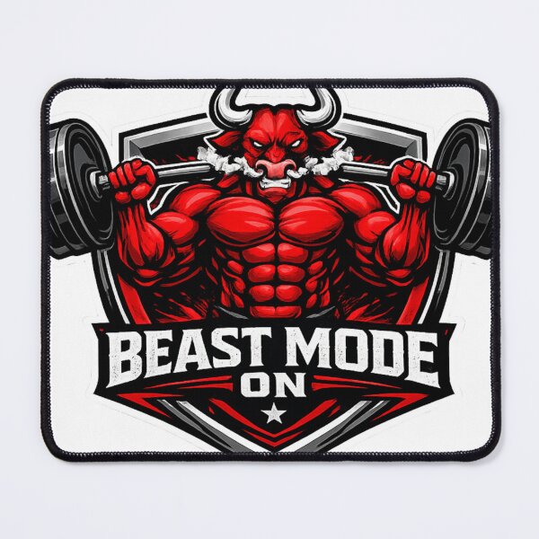 Item preview, Beast Mode On Gym Bull Bodybuilding designed and sold by Digistore1221.