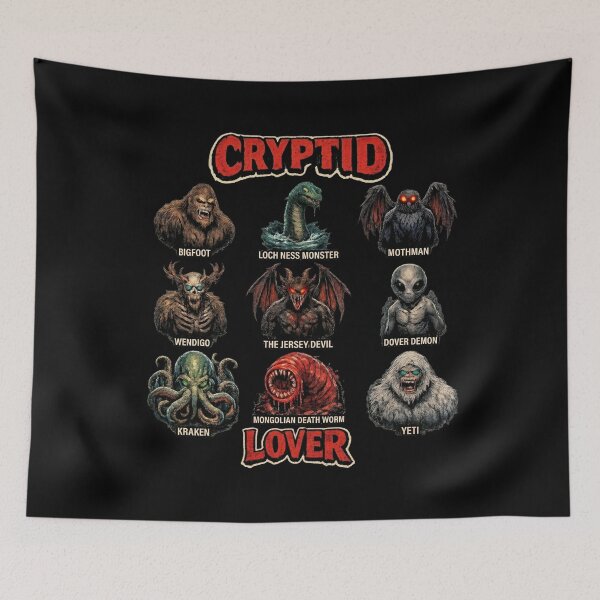 Item preview, Cryptid Lover – Scary Cryptid Icons  designed and sold by redsharkuk.