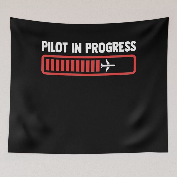 Item preview, Pilot In Progress Loading Bar Airplane designed and sold by SiarheiYur.