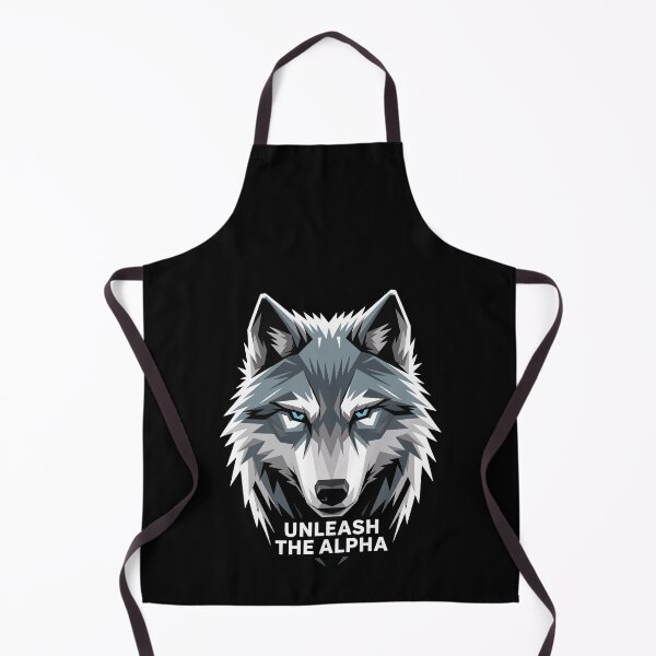 Item preview, Unleash The Alpha Wolf Head Fierce Alpha Wolf Spirit Animal Power designed and sold by yoddel.