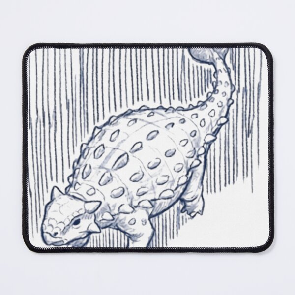 Item preview, Vintage Ankylosaurus Dinosaur Sketch Dark Indie Streetwear designed and sold by RawSauropsid.