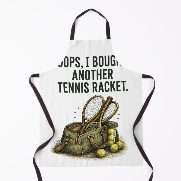 Item preview, Funny Tennis Shirt, Oops I Bought Another Tennis Racket Tee, Tennis Lover Gift, Tennis Player Graphic Tee designed and sold by greatmar1.