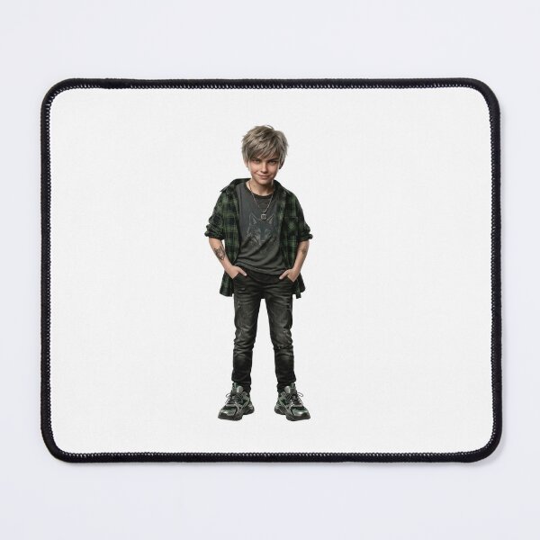Item preview, Grunge Alpha Child - Black and Green Flannel designed and sold by Onviton.