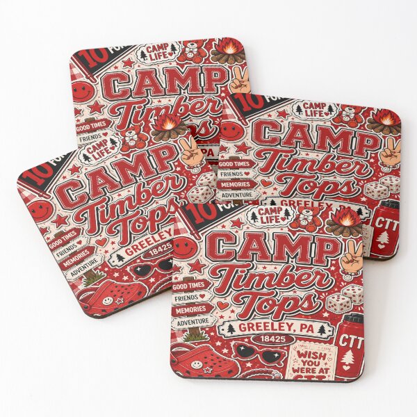 Item preview, Camp Timber Tops Collage designed and sold by Rachel's Room.
