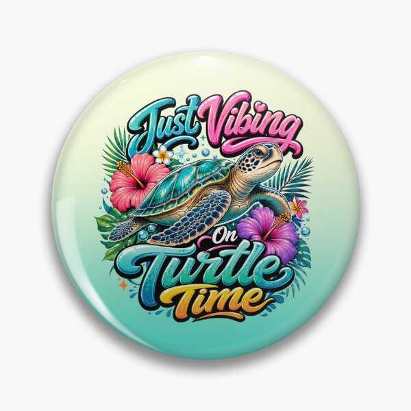 Item preview, Just Vibing on Turtle Time | Turtle designed and sold by Xpression876.