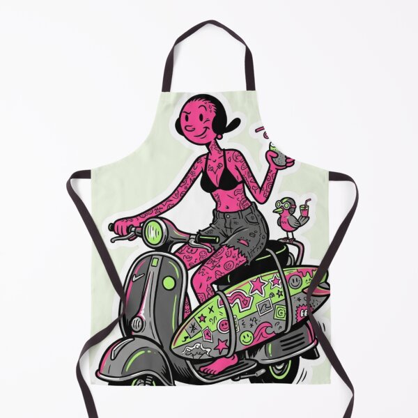 Item preview, Kickflip of the Cosmic Olive‑Avoider Who Borrowed Reality’s Scooter Without Asking designed and sold by Print Fiction.