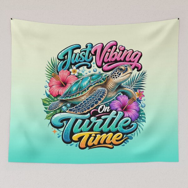 Item preview, Just Vibing on Turtle Time | Turtle designed and sold by Xpression876.
