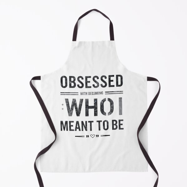 Item preview, Obsessed With Becoming Who I Meant To Be – Motivational Typography T-Shirt Design designed and sold by Vvmd.
