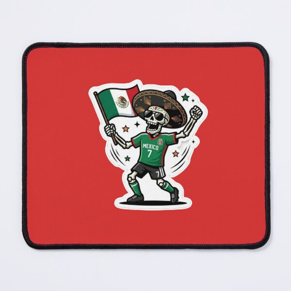 Item preview, Mexican Skeleton Day of the Dead Soccer Sticker - El Tri 2026 designed and sold by abdollahmh2021.