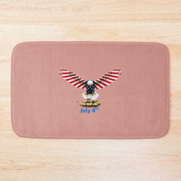 Item preview, Land of the Free — American Eagle & Tank July 4th Art designed and sold by NewGen-For-You.
