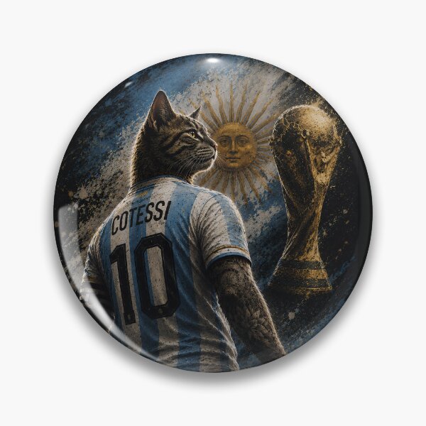 Item preview, Football Cat #10 Champion | Cotessi Sports Art designed and sold by BlackCat Vibe.