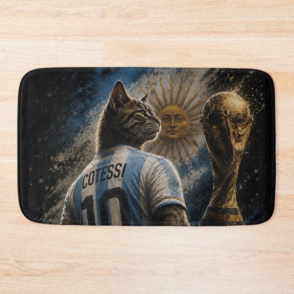 Item preview, Football Cat #10 Champion | Cotessi Sports Art designed and sold by BlackCat Vibe.