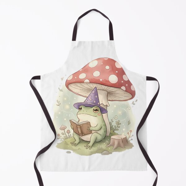 Item preview, Cute Wizard Frog Reading Under a Mushroom designed and sold by By:MarcinK.