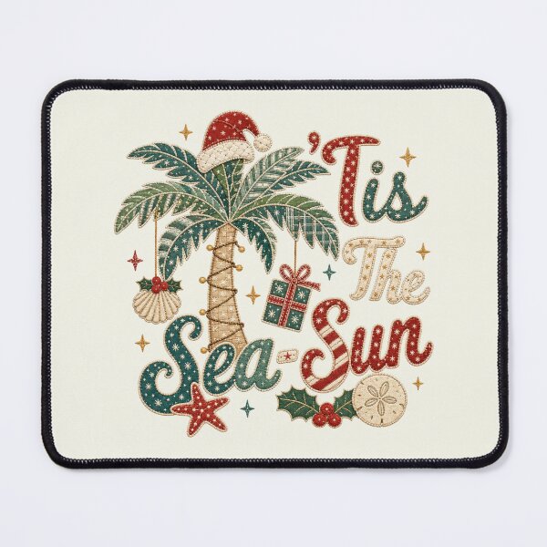 Item preview, Christmas in July Tis The Sea Sun Santa Hat Cottagecore designed and sold by SunfullyYours.