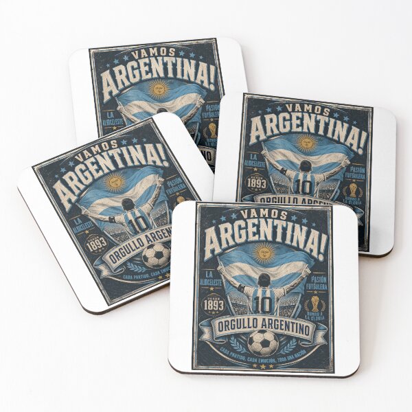 Item preview, Argentina Football Fans Vintage World Cup 2026 Supporter Design designed and sold by Jandedan.