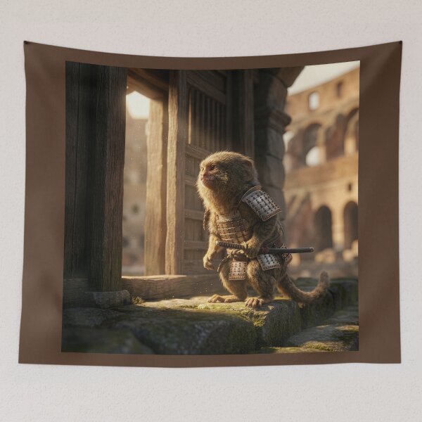 Item preview, Pygmy Marmoset Is an Edo Period Samurai designed and sold by Tridentulus.