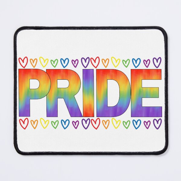 Item preview, Rainbow Pride Watercolor Hearts Design - LGBTQ Pride Month Gift designed and sold by DonnaRaine.