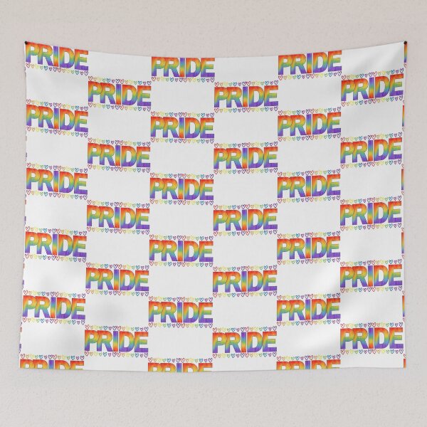 Item preview, Diseño de corazones en acuarela con los colores del arcoíris - Regalo para el mes del orgullo LGBTQ designed and sold by DonnaRaine.