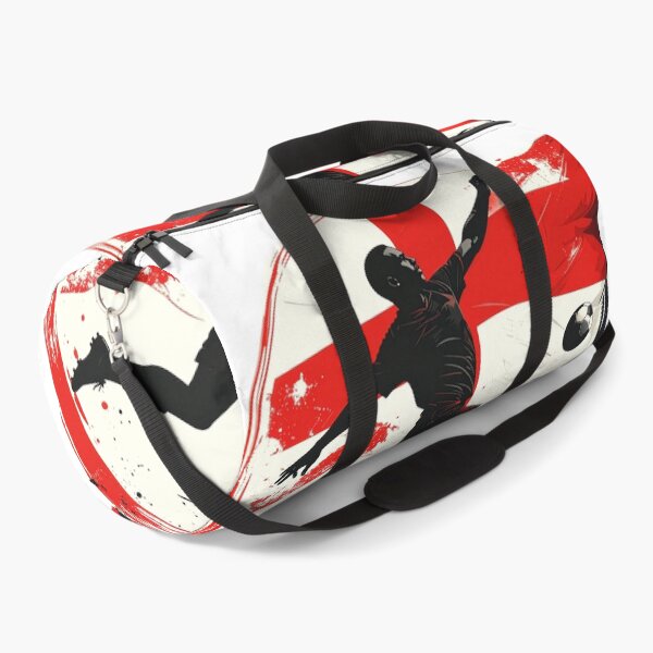 Item preview, England Soccer Player Art — English Football Flag Action Fan Print designed and sold by icemanphotos.