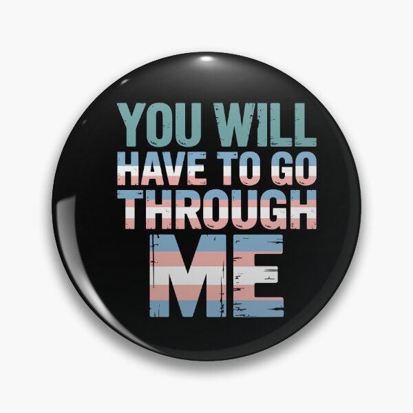 Item preview, You Will Have To Go Through Me Transgender Pride Ally Protection LGBT designed and sold by yoddel.