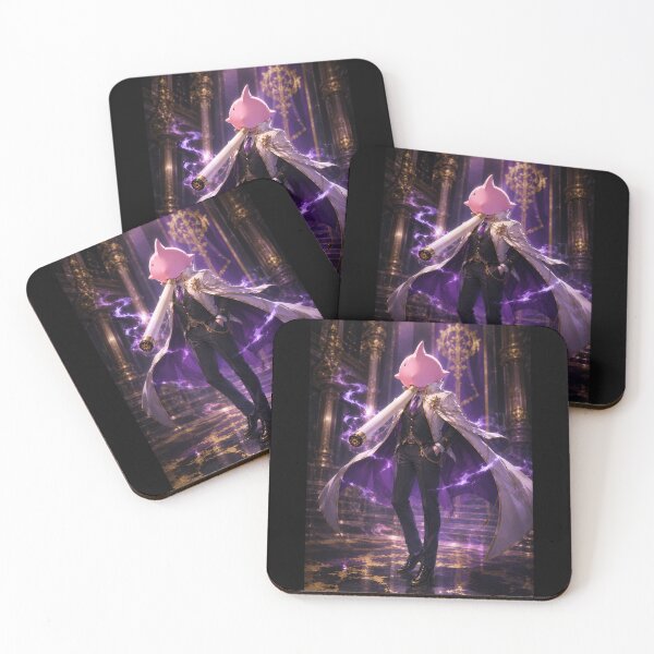Item preview, Royal Pig Sorcerer Aesthetic Fantasy Anime Villain Gothic Magic Art designed and sold by mocci10.