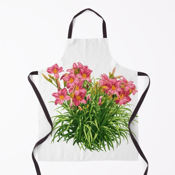 Item preview, Lush pink daylilies in bloom designed and sold by Side Quest Co..