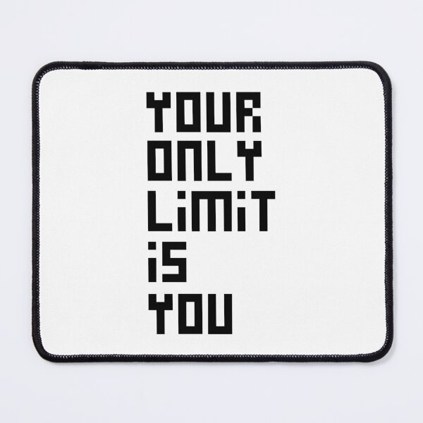 Item preview, Your Only Limit Is You - 8-Bit Pixel Art Quote Typography Design designed and sold by tonylau81.