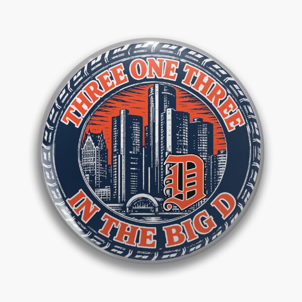 Item preview, Three One Three 313 in the Big D - Detroit - Michigan - Tigers designed and sold by krewyork.