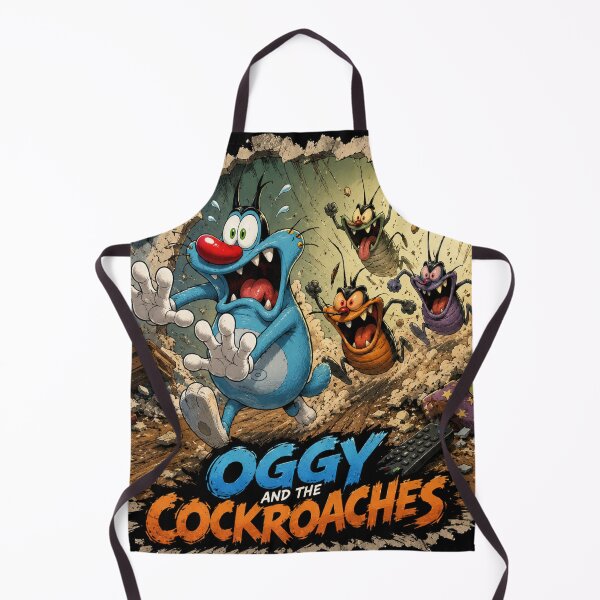 Item preview, Funny Blue Cat vs Crazy Bugs designed and sold by VL-allinone.