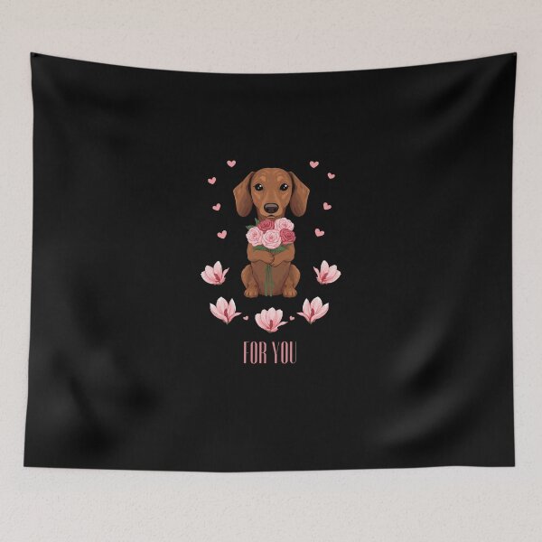Item preview, Flowers for You Funny Dschshund Gifts designed and sold by Domel9674.