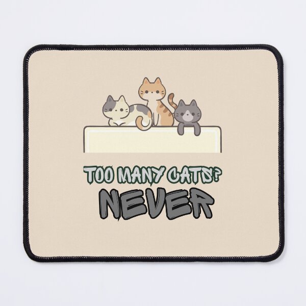 Item preview, Too Many Cats? Never! Cute Cat Lover Gift designed and sold by BCapybara.
