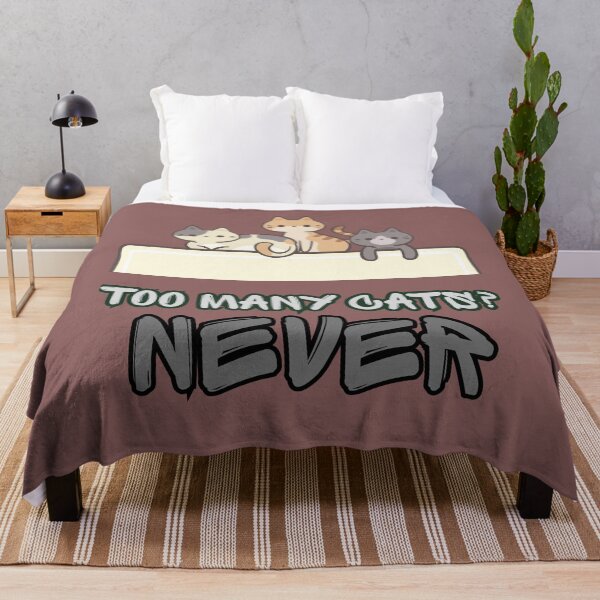 Item preview, Too Many Cats? Never! Cute Cat Lover Gift designed and sold by BCapybara.