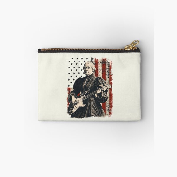 Item preview, Susan B. Anthony Playing Guitar American Flag designed and sold by SunfullyYours.