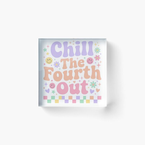 Item preview, Chill The Fourth Out Retro July 4th Celebration designed and sold by JMDesignHub.