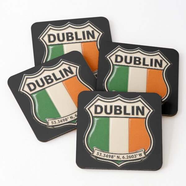 Item preview, Dublin Ireland Vintage Flag Emblem Badge Art designed and sold by PlanetEye Designs.