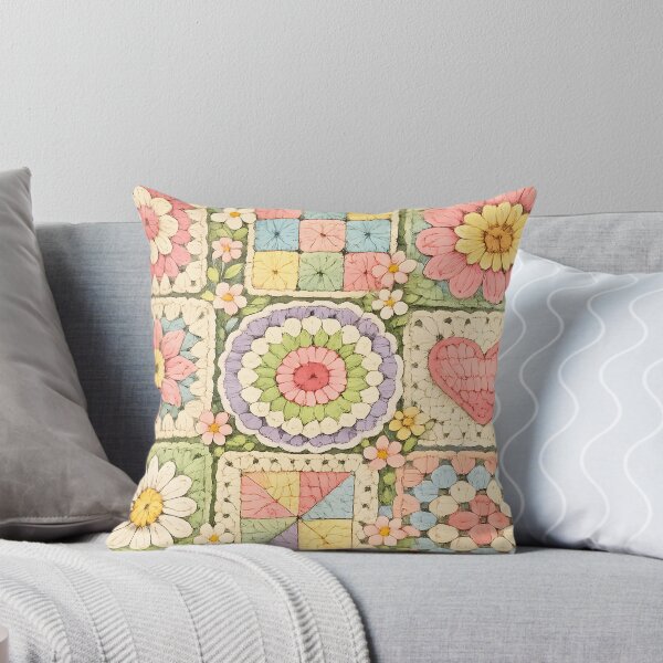 Item preview, Granny Square Garden Stitch by Stitch designed and sold by PatiImagination.