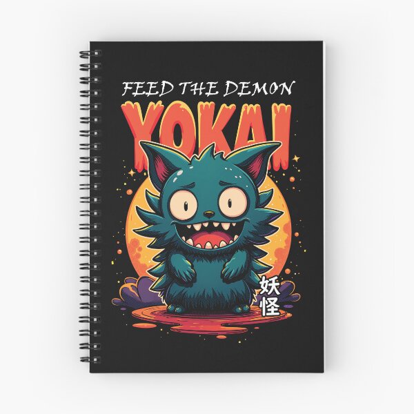 Item preview, Monstruo kawaii Yokai del folclore japonés designed and sold by Rokoyo Prints.