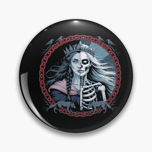 Item preview, Viking Goddess Of Life And Death Hel Norse Mythology Dark Gothic Pagan designed and sold by yoddel.